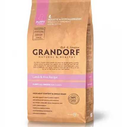 Grandorf Puppy All breeds сухой корм для щенков всех пород с ягненком и индейкой 10 кг. 